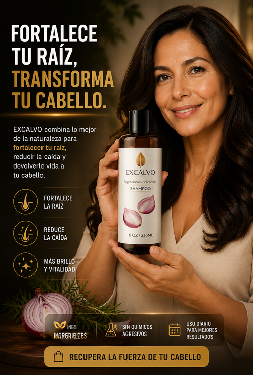 SHAMPOO CRECIMIENTO NATURAL EXCALVO